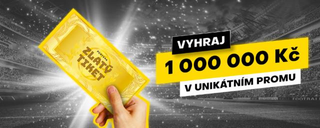 Zabojuj o Zlatý tiket a vyhraj 1 000 000 Kč!