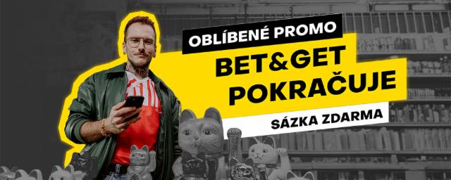 Bet&Get jede dál! S Fortunou máš šestou sázku zdarma!