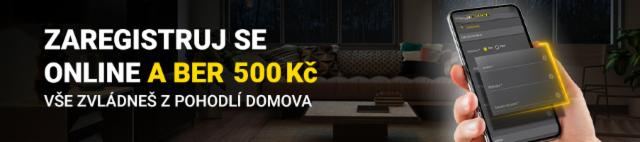 Získej 500 Kč a bav se online, registrace z pohodlí domova trvá pár minut!
