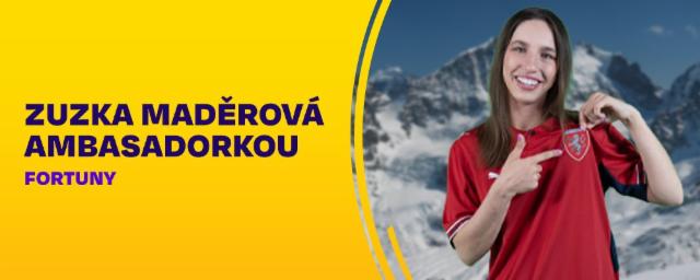 Olympijská šampionka Maděrová ambasadorkou Fortuny
